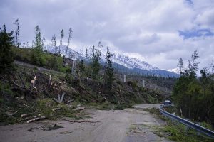 Vysoké Tatry víchrica
